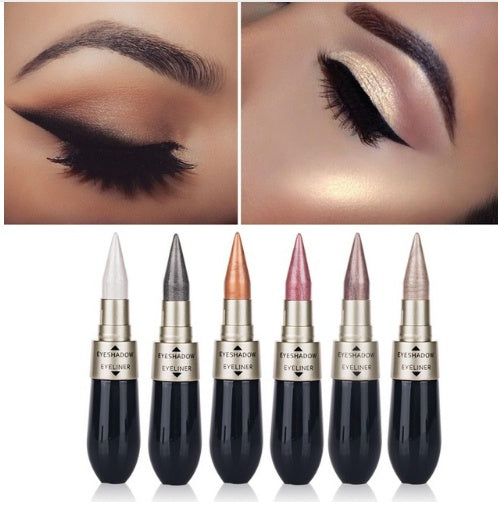 Double head six color eyeshadow black eyeliner Diverse Original