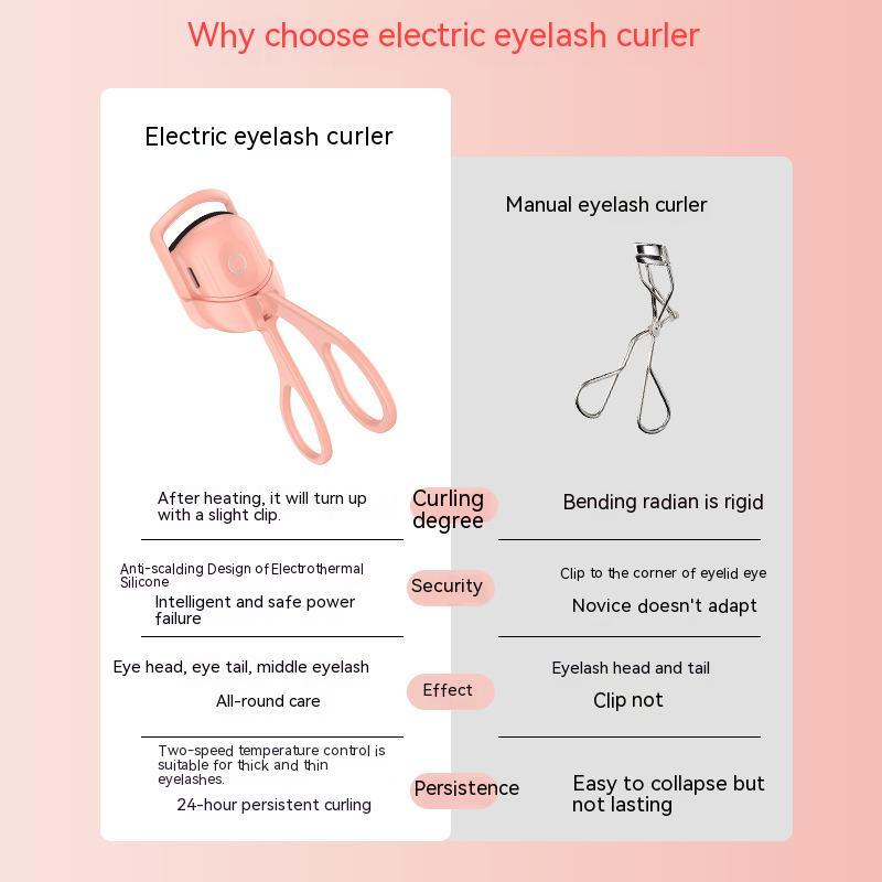 Eyelash Curler Portable Electric Heated Comb Eye Diverse Original